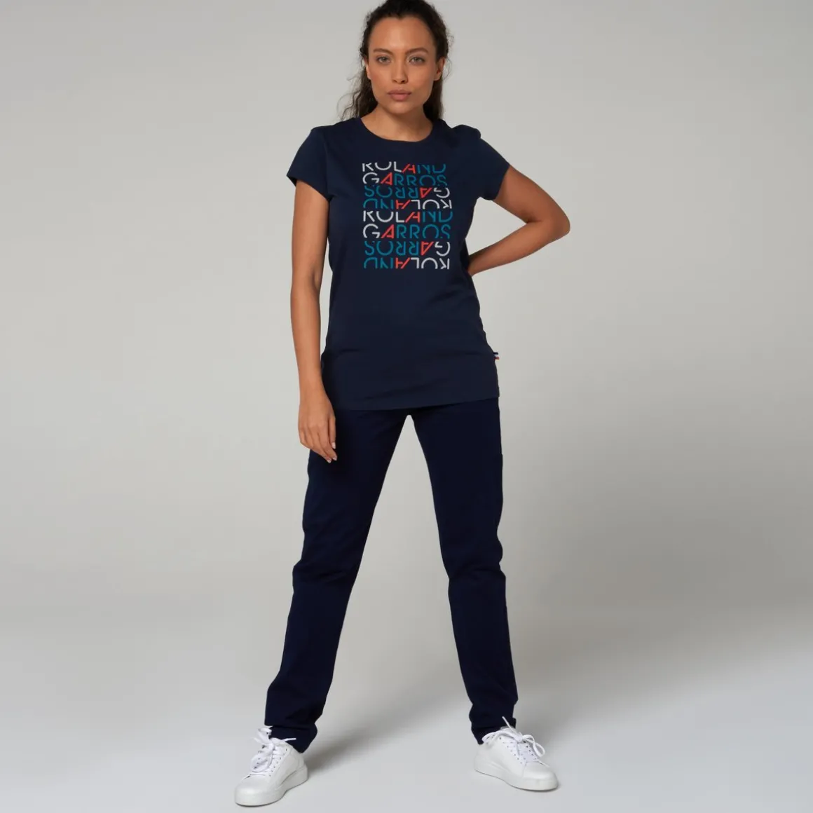 tshirt_femme_rolandgarros__marine_2.webp Roland-Garros T Shirts & Débardeurs-T-shirt femme - Marine