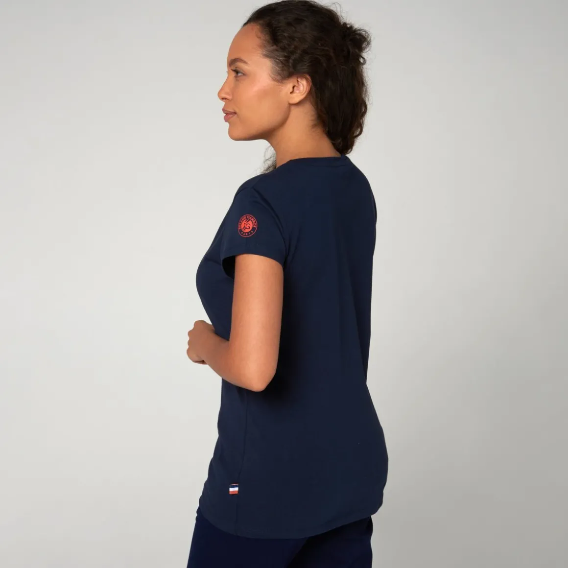 tshirt_femme_rolandgarros__marine_4.webp Roland-Garros T Shirts & Débardeurs-T-shirt femme - Marine
