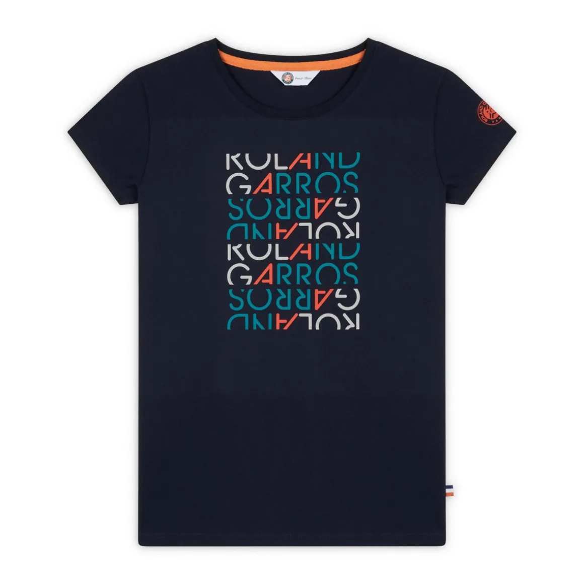 tshirt_femme_rolandgarros__marine_5.webp Roland-Garros T Shirts & Débardeurs-T-shirt femme - Marine