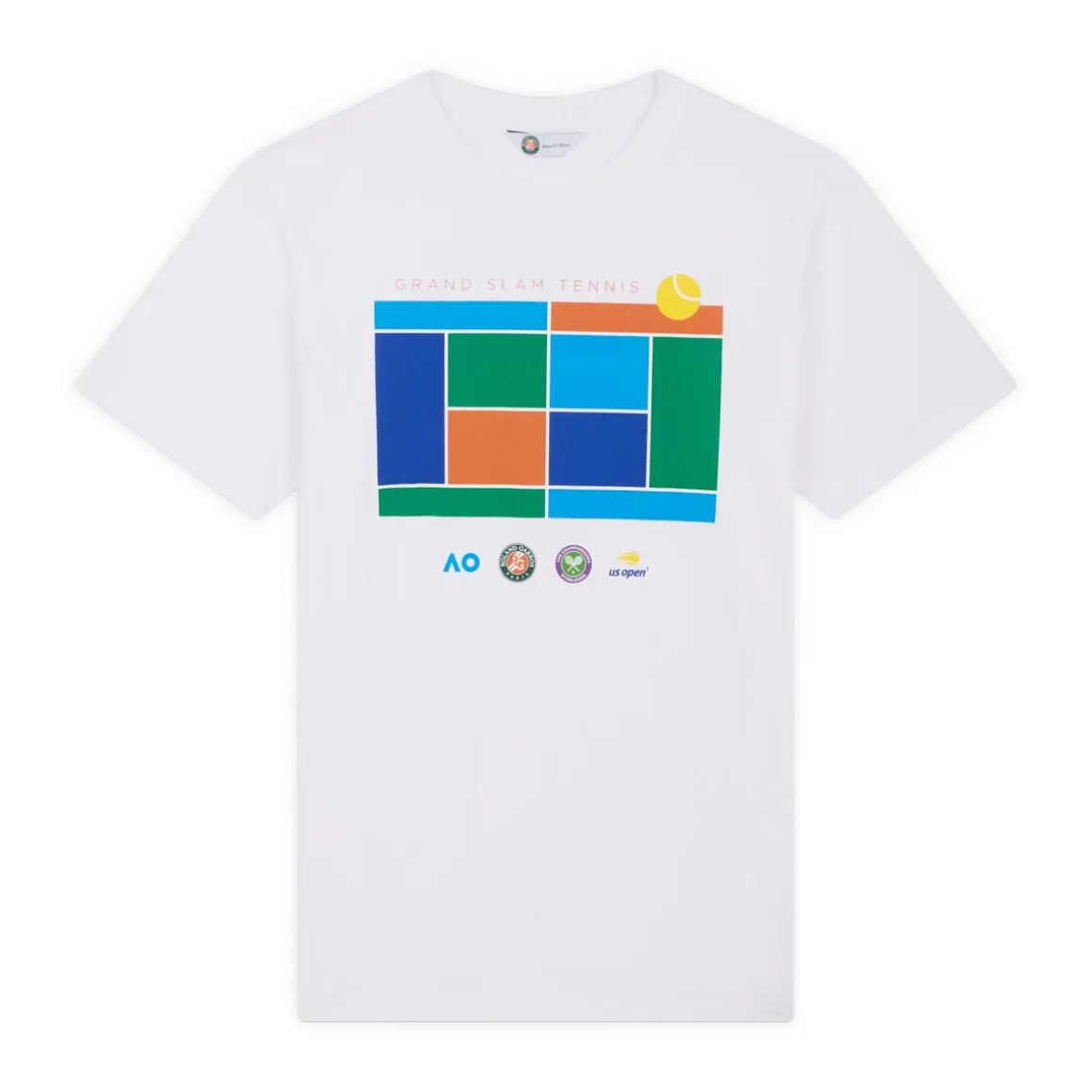 Roland-Garros T-shirts-T-shirt Grand Chelem homme - Blanc