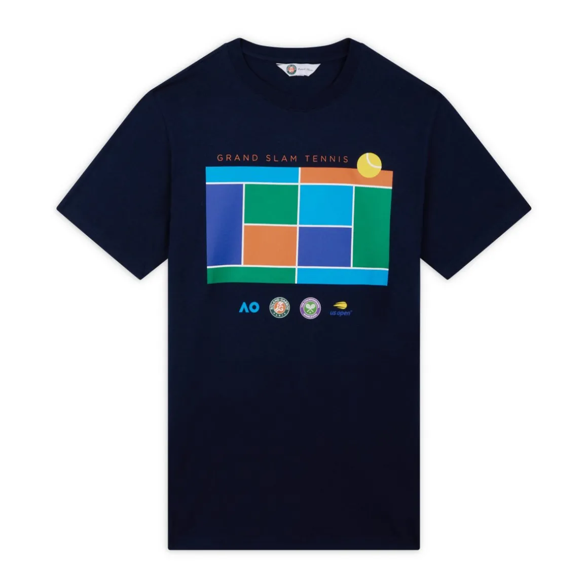 Roland-Garros T-shirts-T-shirt Grand Chelem homme - Marine