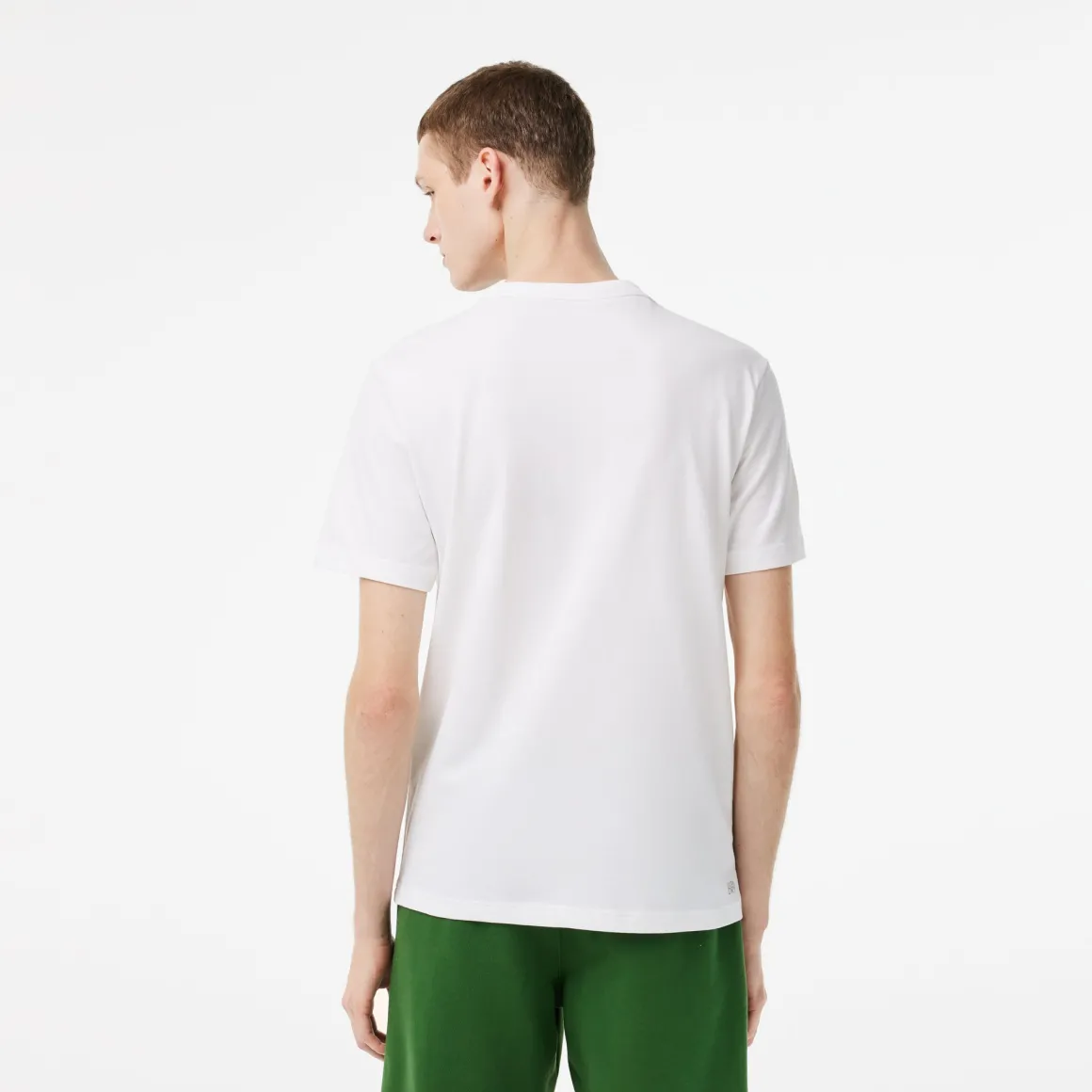 tshirt_homme_lacoste_pour_rolandgarros__blanc_2.webp Roland-Garros T-shirts-T-shirt Homme Lacoste pour - Blanc