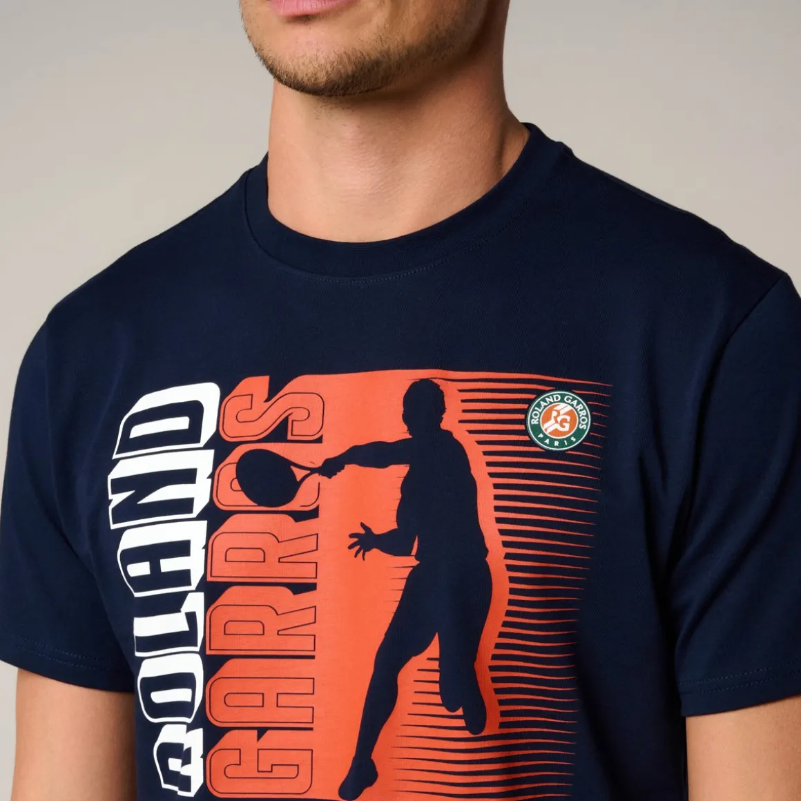 Roland-Garros T-shirts-T-Shirt Joueur homme - Marine