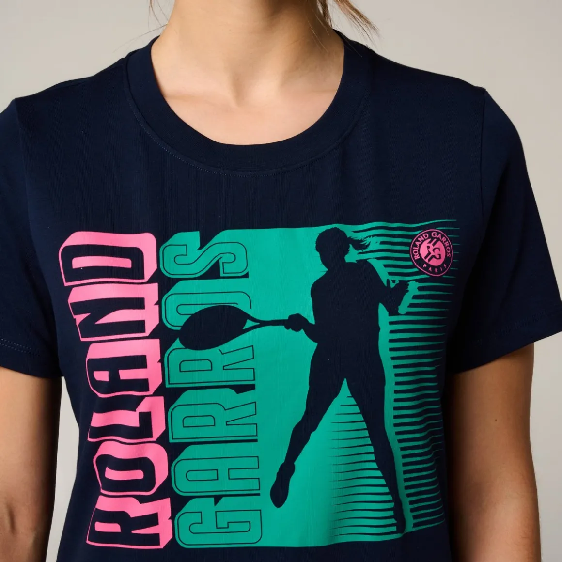 Roland-Garros T Shirts & Débardeurs-T-shirt Joueuse femme - Marine
