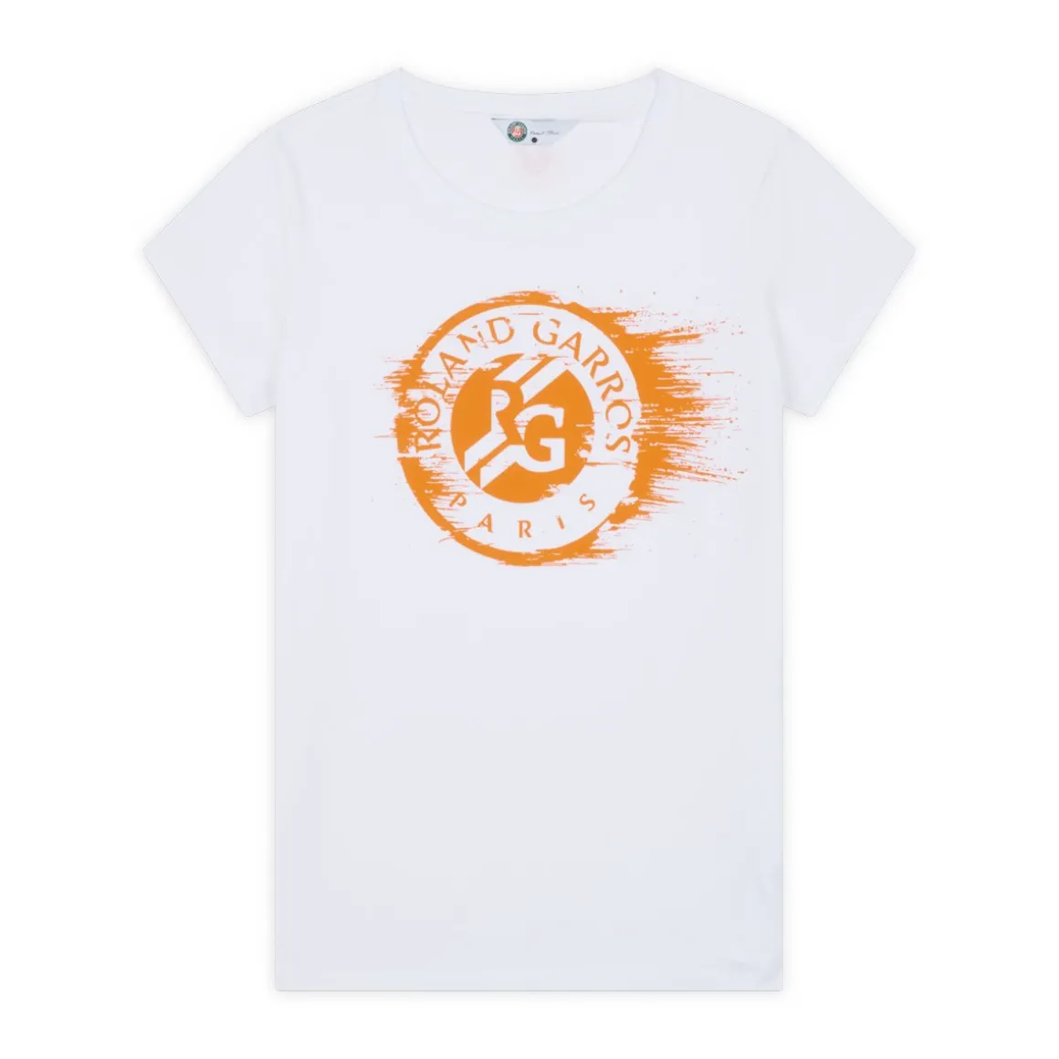 tshirt_logo_femme_rolandgarros__blanc_4.webp Roland-Garros T Shirts & Débardeurs-T-shirt Logo femme - Blanc