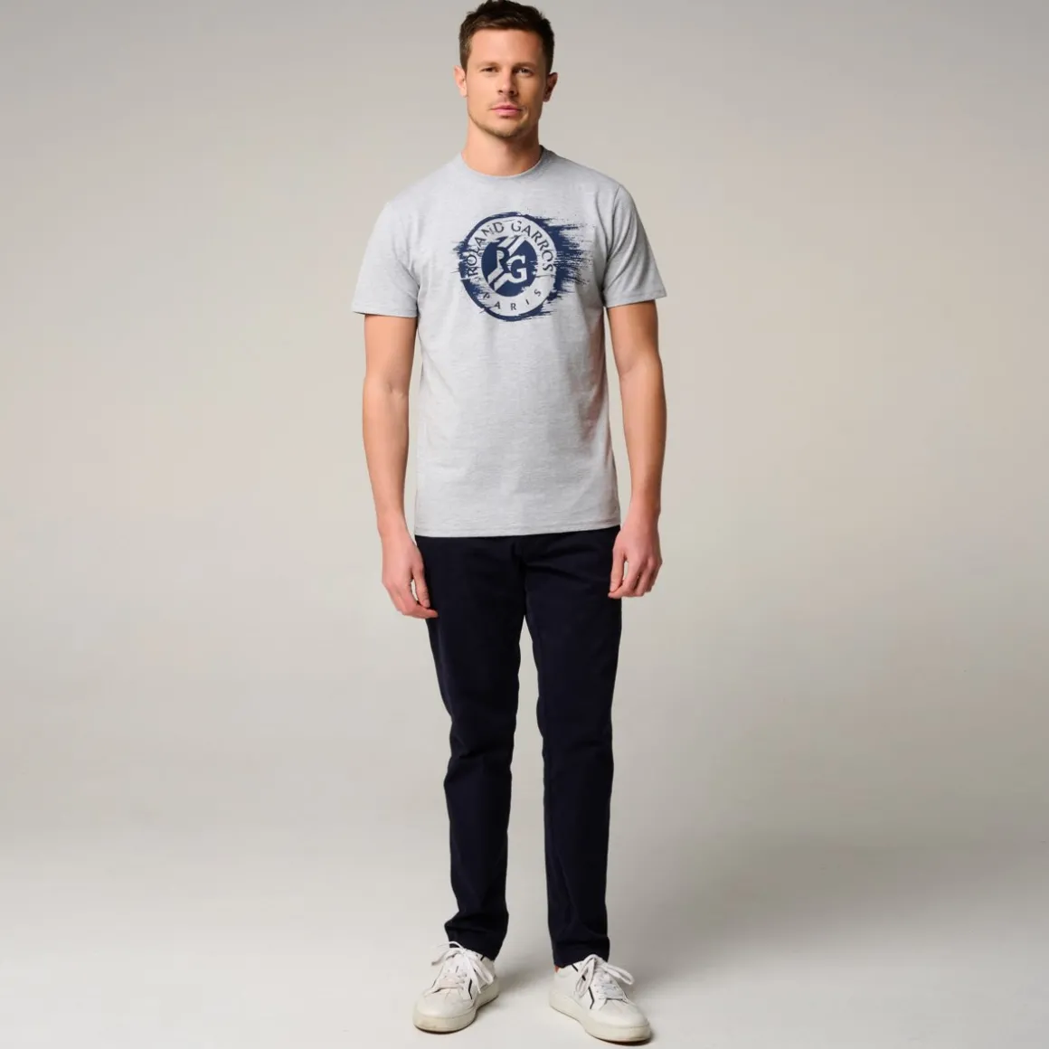 tshirt_logo_homme_rolandgarros__gris_chin_2.webp Roland-Garros T-shirts-T-Shirt Logo homme - Gris chiné