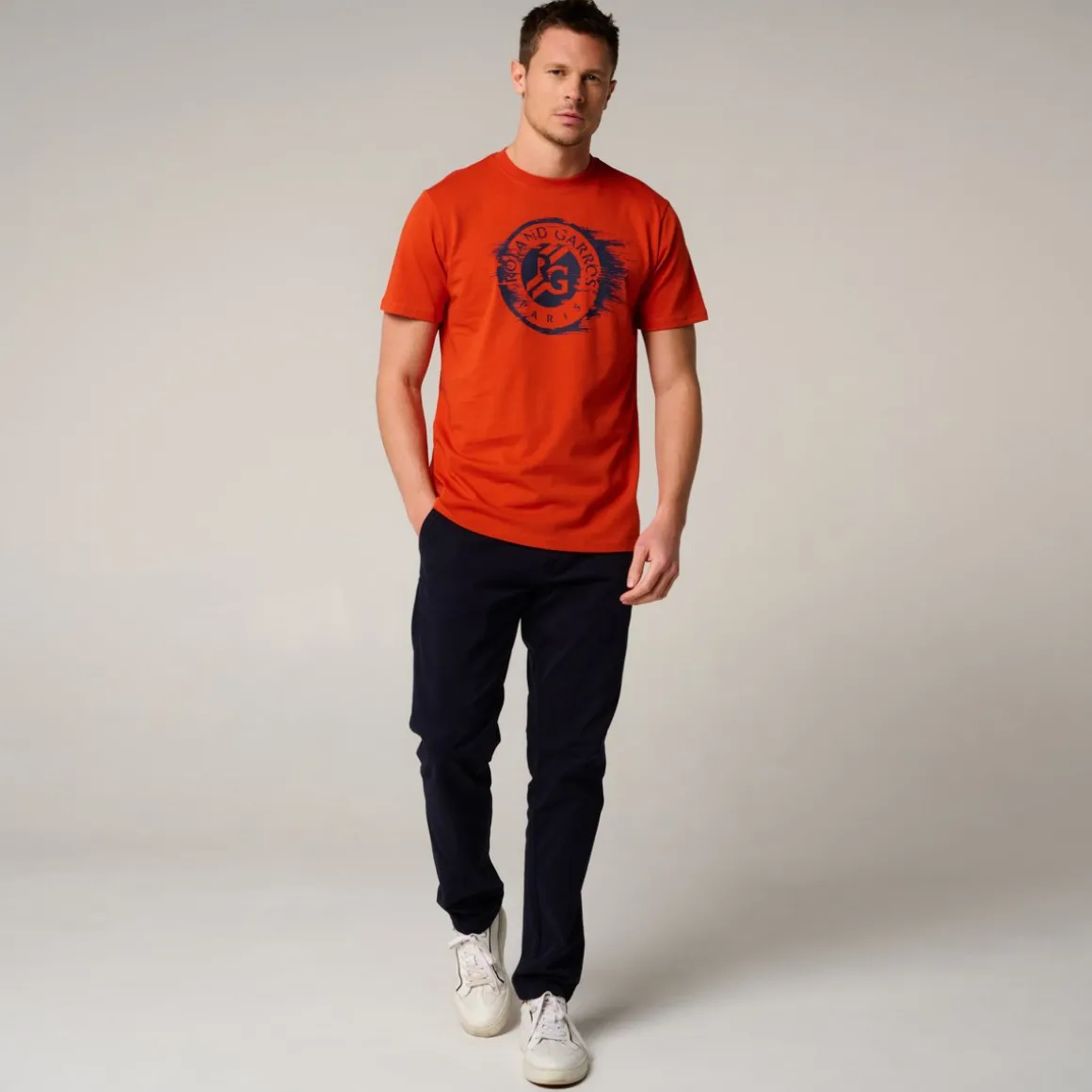 tshirt_logo_homme_rolandgarros__terre_battue_2.webp Roland-Garros T-shirts-T-Shirt Logo homme - Terre battue