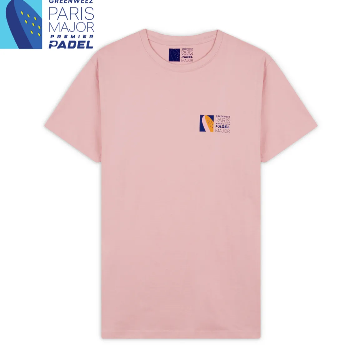 Roland-Garros T-shirts-T-shirt Paris Major Premier Padel 2023 - Rose