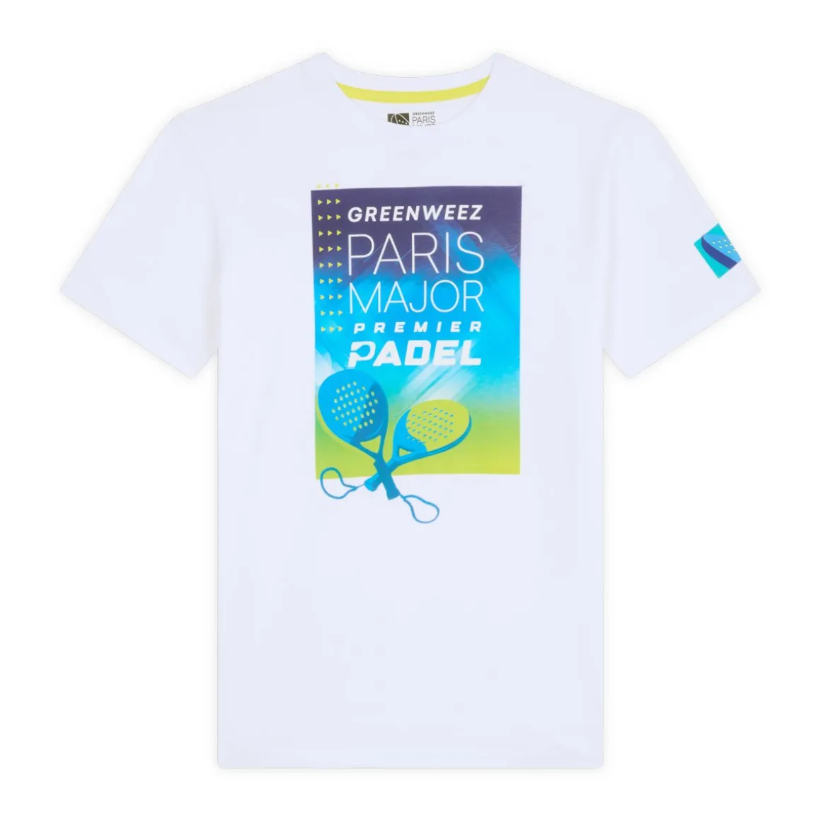 Roland-Garros T Shirts & Débardeurs | T-shirts-T-shirt Paris Padel Major 2024 unisexe - Blanc