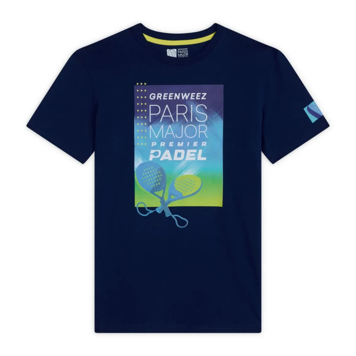 Roland-Garros T Shirts & Débardeurs | T-shirts-T-shirt Paris Padel Major 2024 unisexe - Marine