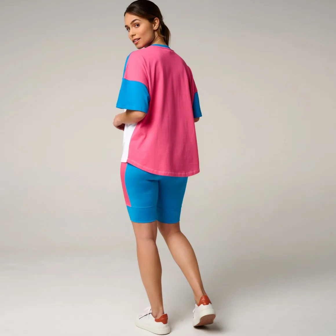tshirt_pop_energy_femme_rolandgarros__bleu_et_rose_4.webp Roland-Garros T Shirts & Débardeurs-T-Shirt Pop Energy femme - Bleu et Rose