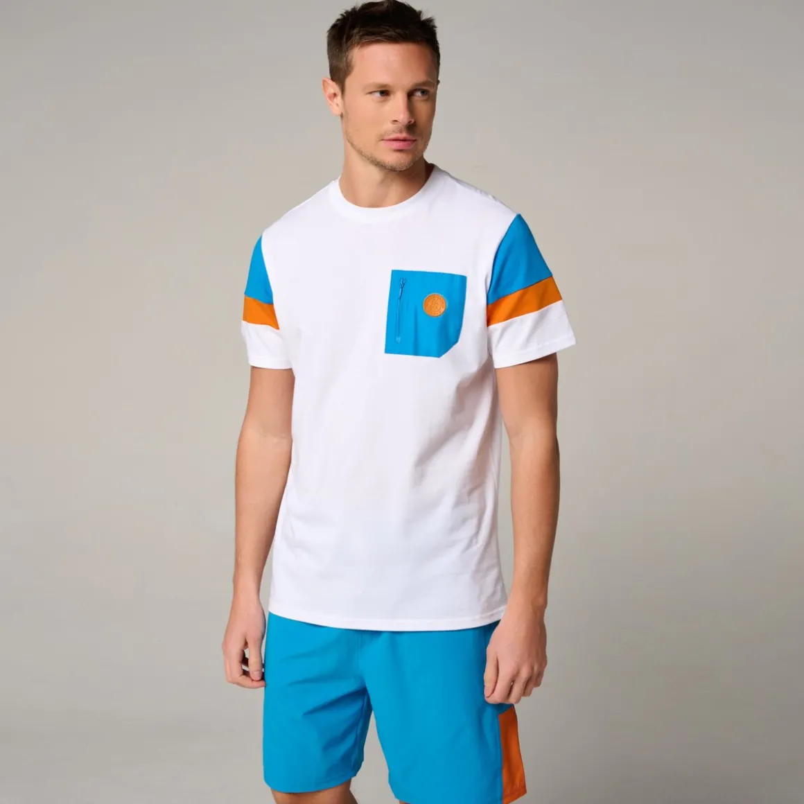 Roland-Garros T-shirts-T-Shirt Pop Energy homme - Blanc