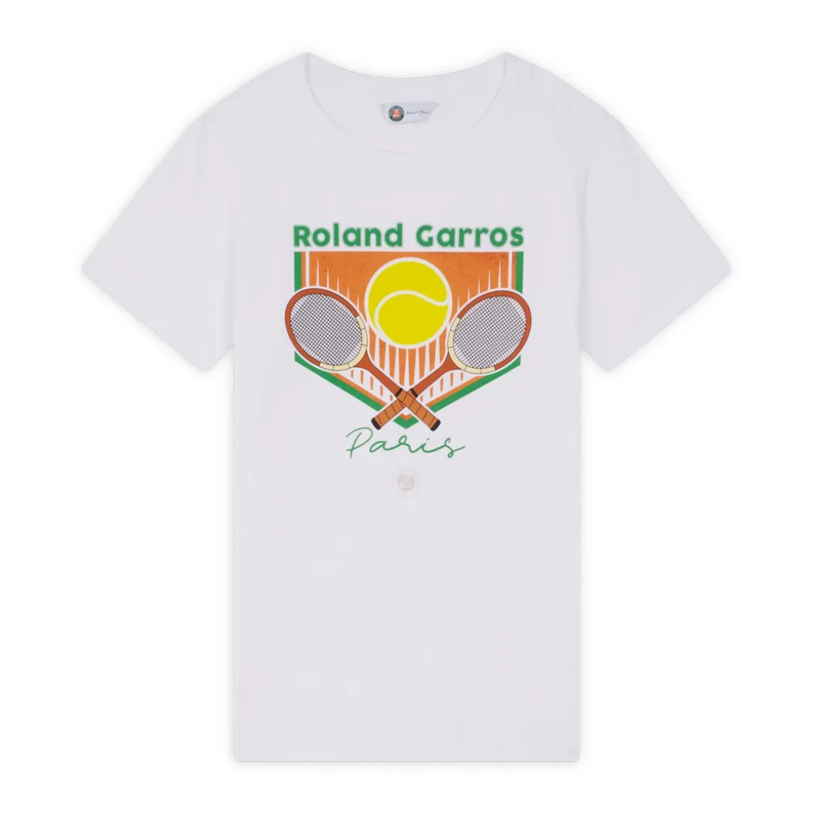 tshirt_raquettes_homme_rolandgarros__blanc_5.webp Roland-Garros T-shirts-T-Shirt Raquettes homme - Blanc