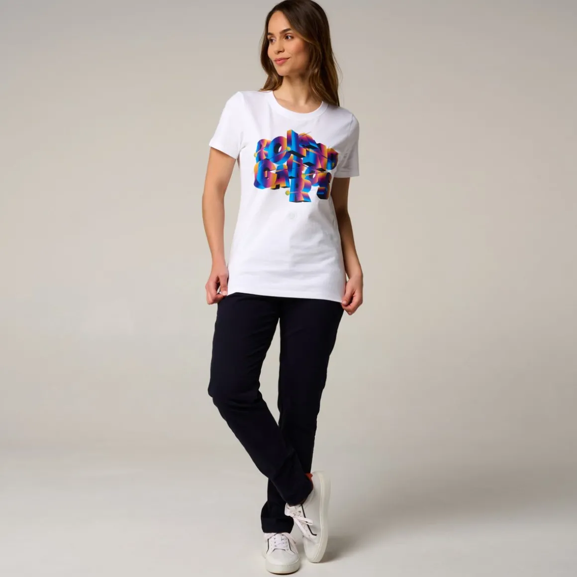tshirt_signature_femme_rolandgarros__blanc_2.webp Roland-Garros T Shirts & Débardeurs-T-Shirt Signature femme - Blanc