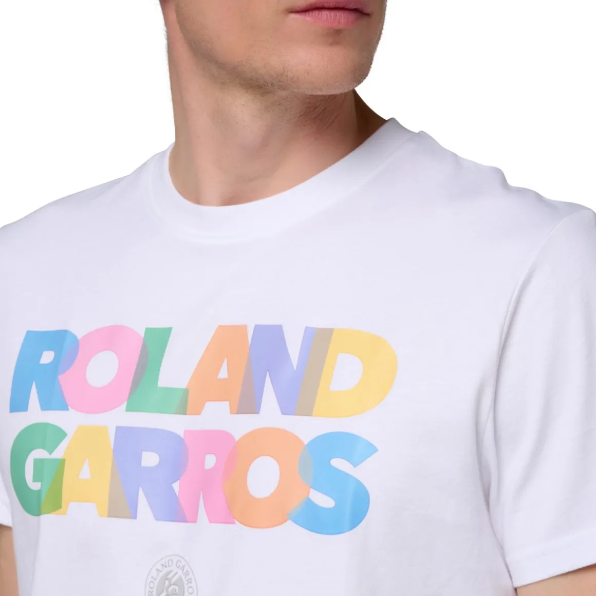 Roland-Garros T-shirts-T-shirt Signature homme - Blanc