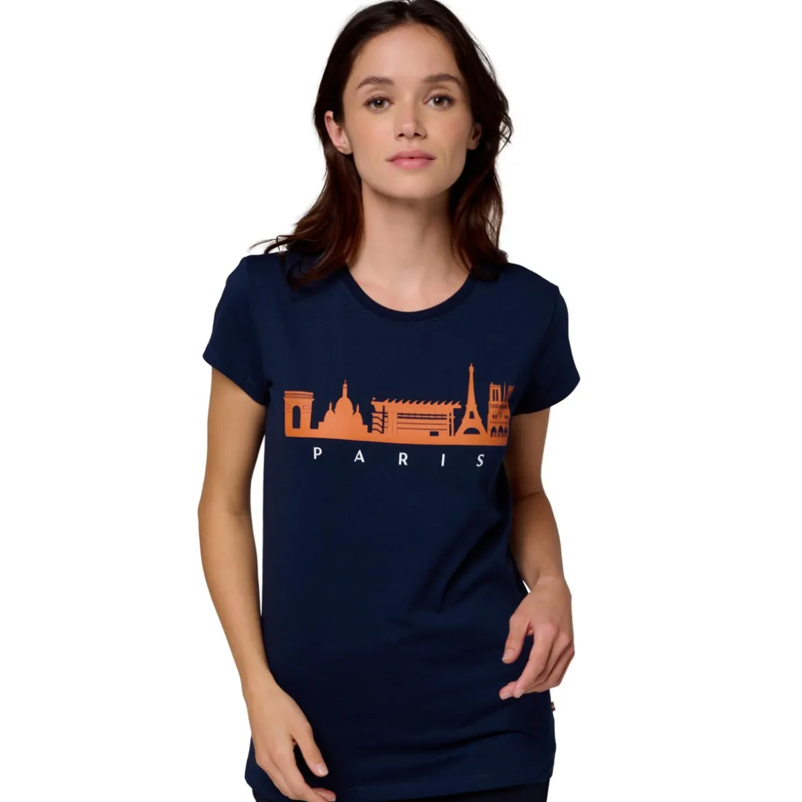 Roland-Garros T Shirts & Débardeurs-T-shirt Skyline femme - Marine