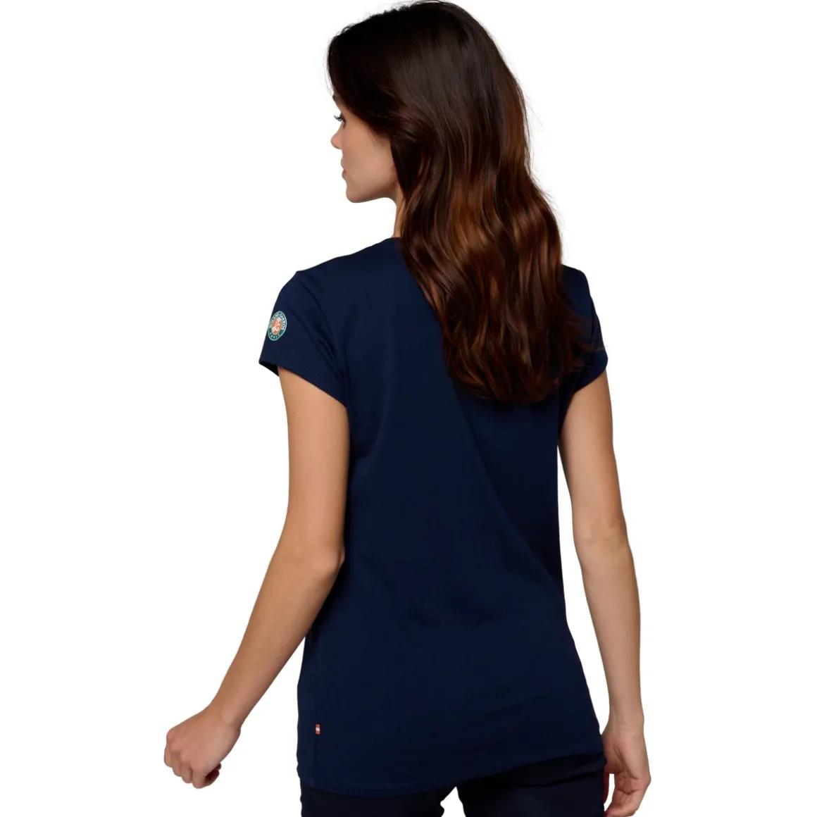 tshirt_skyline_femme_rolandgarros__marine_2.webp Roland-Garros T Shirts & Débardeurs-T-shirt Skyline femme - Marine