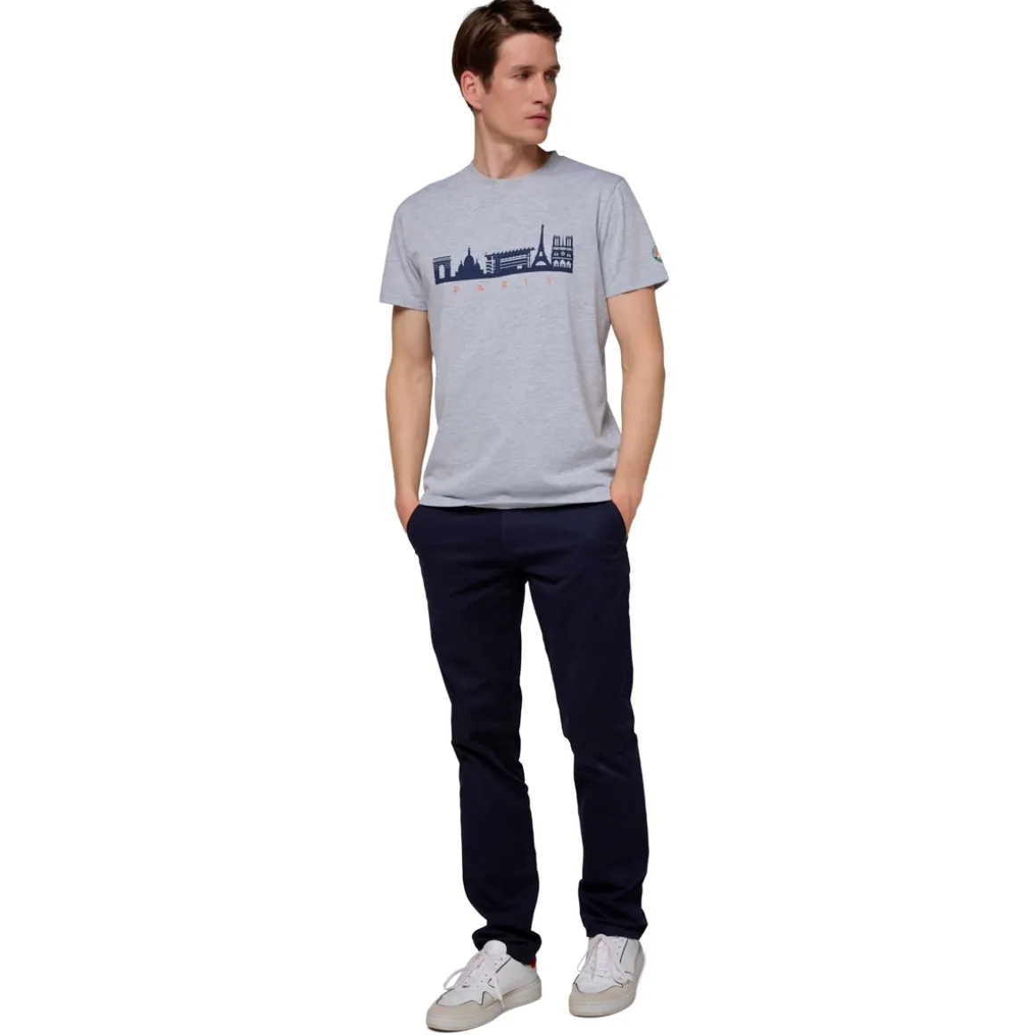 tshirt_skyline_homme_rolandgarros__gris_3.webp Roland-Garros T-shirts-T-shirt Skyline homme - Gris