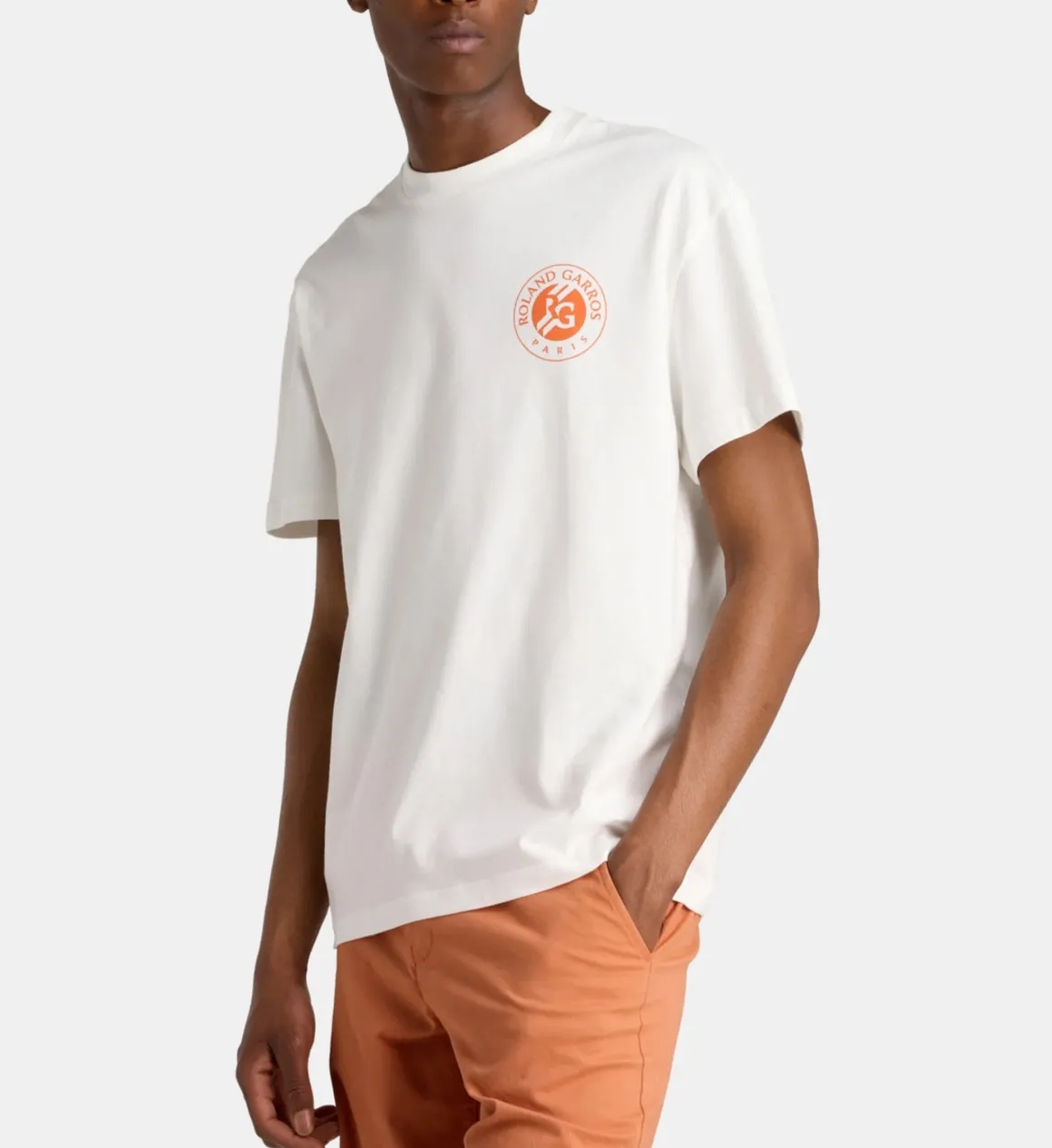 Roland-Garros T-shirts-T-shirt sun homme Galeries Lafayette x - Blanc
