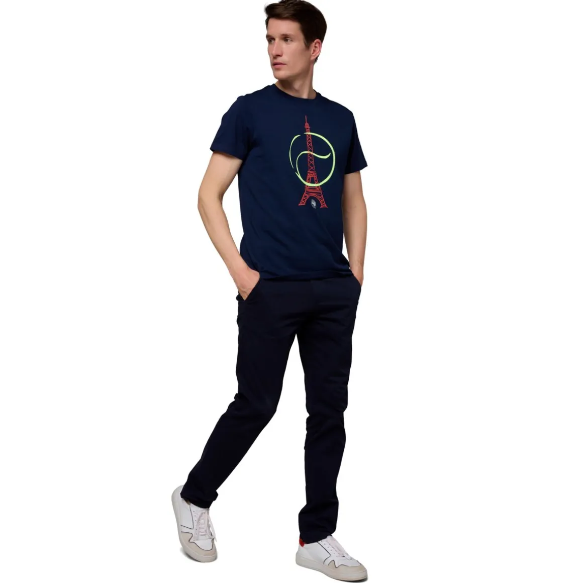 tshirt_tour_eiffel_homme__marine_3.webp Roland-Garros T-shirts-T-shirt Tour Eiffel Homme - Marine