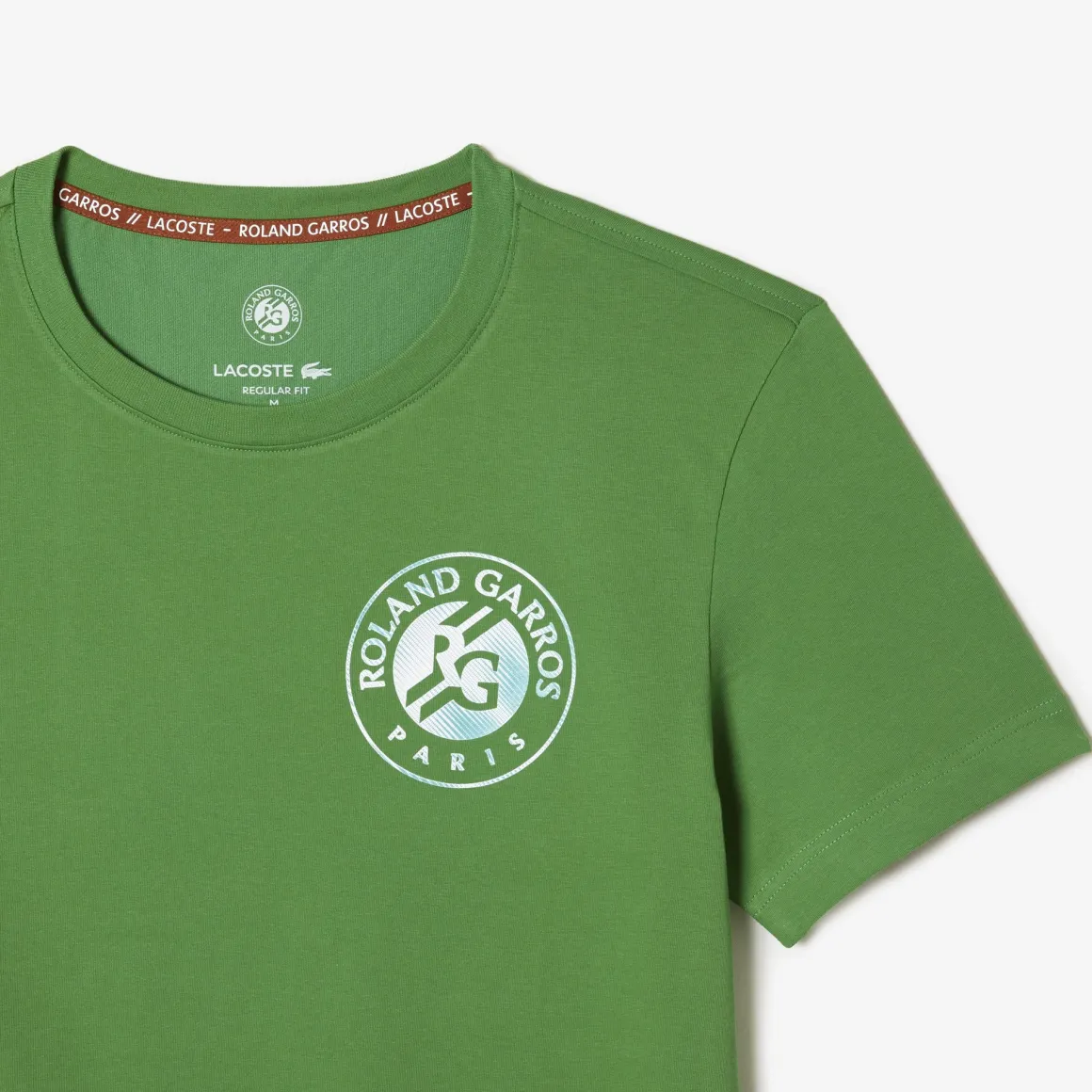 tshirt_unisex_lacoste_pour_rolandgarros__estragon_4.webp Roland-Garros T Shirts & Débardeurs | T-shirts-T-shirt Unisex Lacoste pour - Estragon
