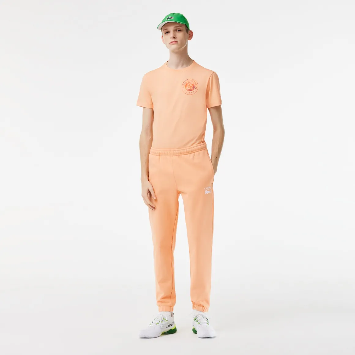 tshirt_unisexe_lacoste_pour_rolandgarros__recifal_3.webp Roland-Garros T Shirts & Débardeurs | T-shirts-T-shirt Unisexe Lacoste pour - Recifal