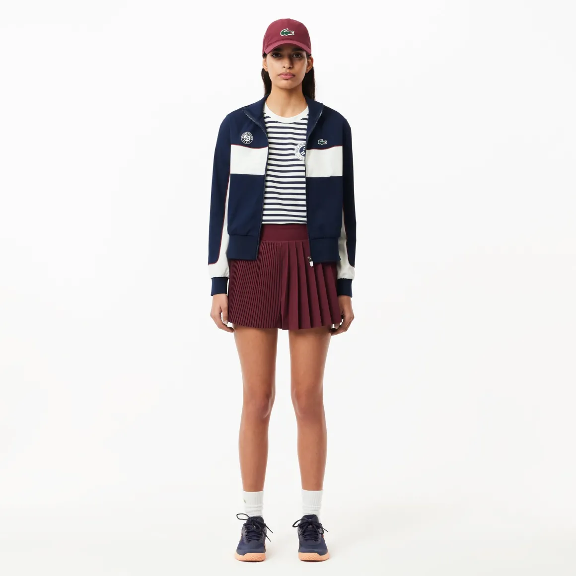 tshirt_unisexe_ultradry_sport_dition_roland_garros__blanc_amp_marine_3.webp Roland-Garros T Shirts & Débardeurs | T-shirts-T-shirt Unisexe Ultra-Dry Sport édition Roland Garros - Blanc & Marine