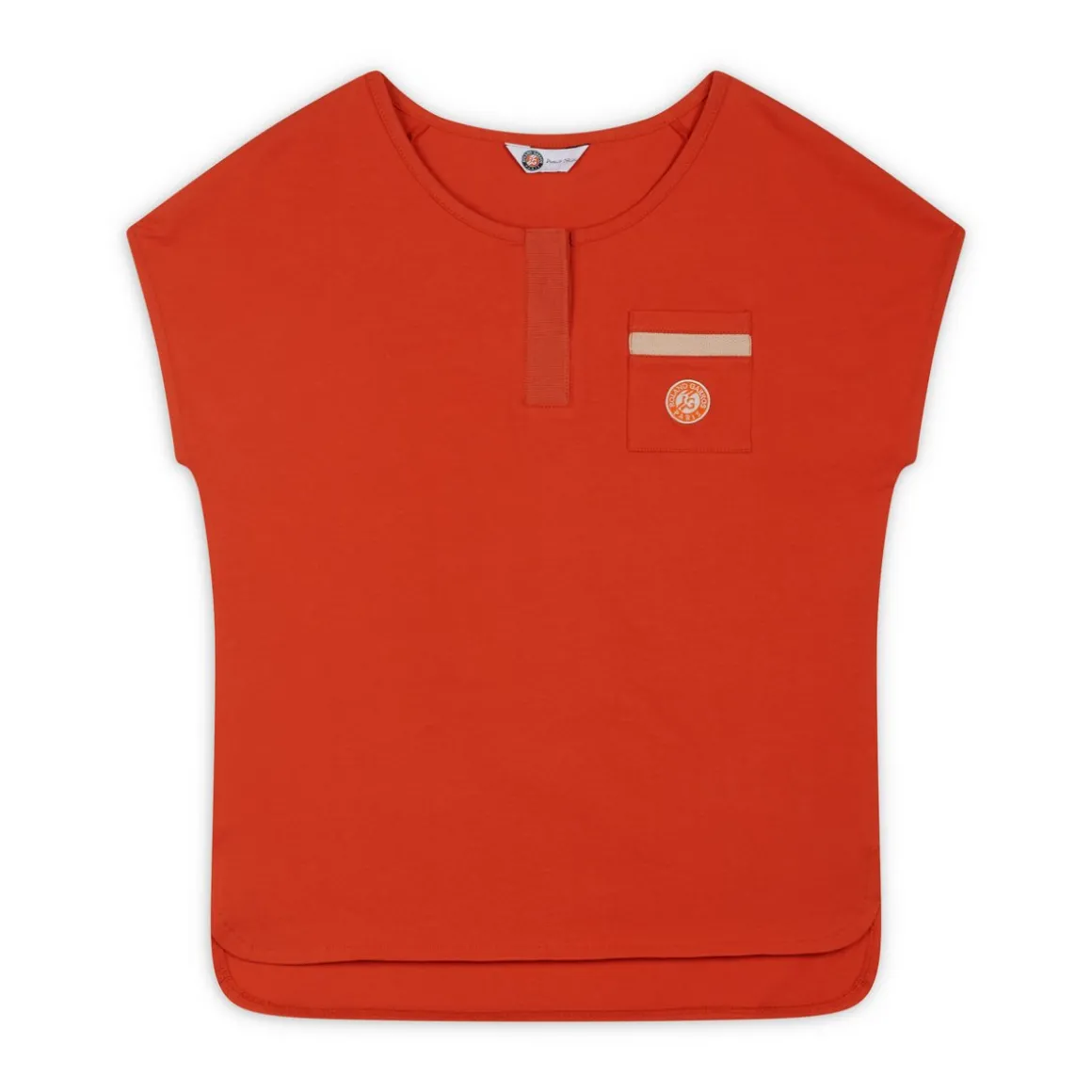 tunique_femme_rolandgarros__terre_battue_6.webp Roland-Garros T Shirts & Débardeurs-Tunique femme - Terre battue