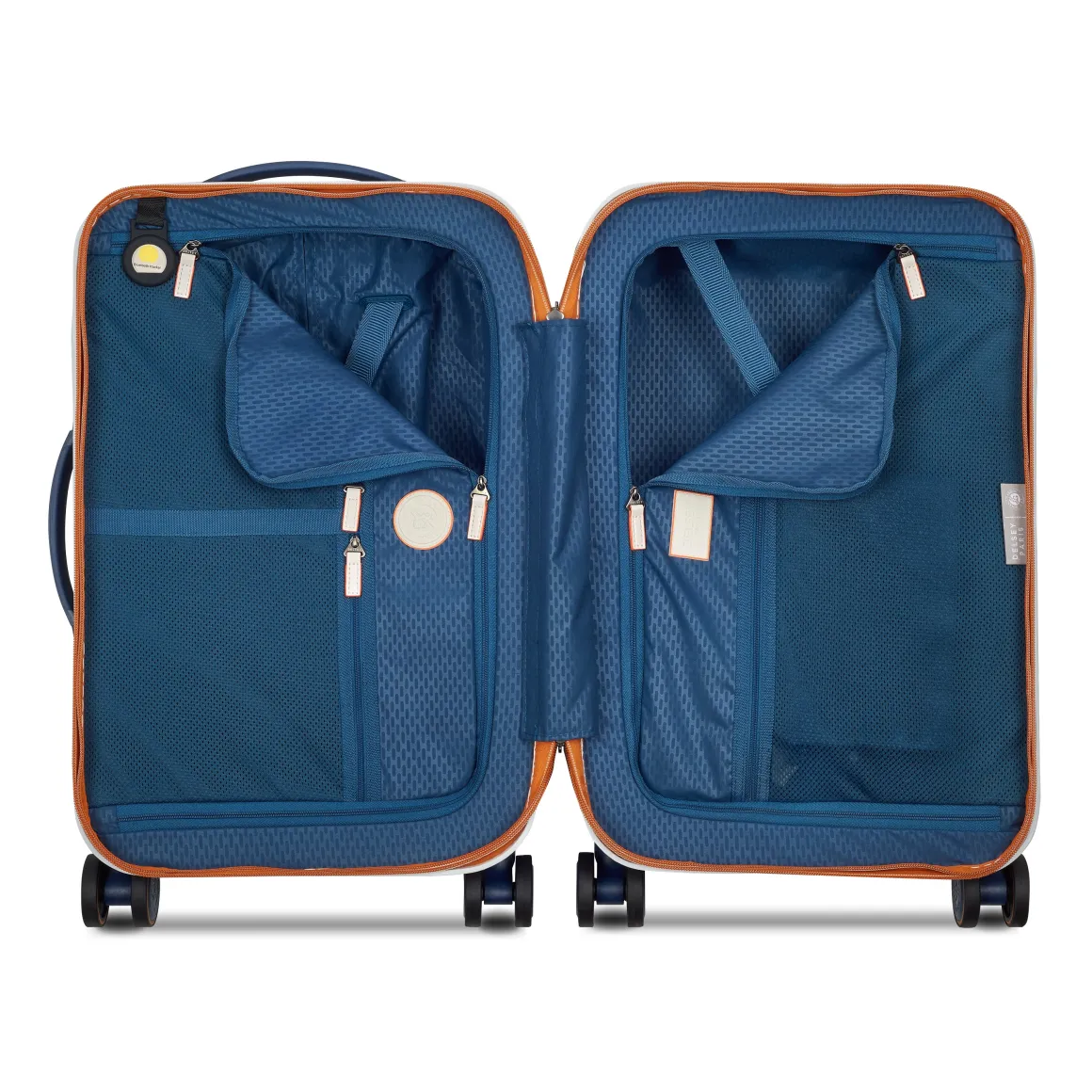 valise_cabine_cm_delsey_x_rolandgarros__marine_4.webp Roland-Garros Bagageries-Valise Cabine (55cm) Delsey x - Marine