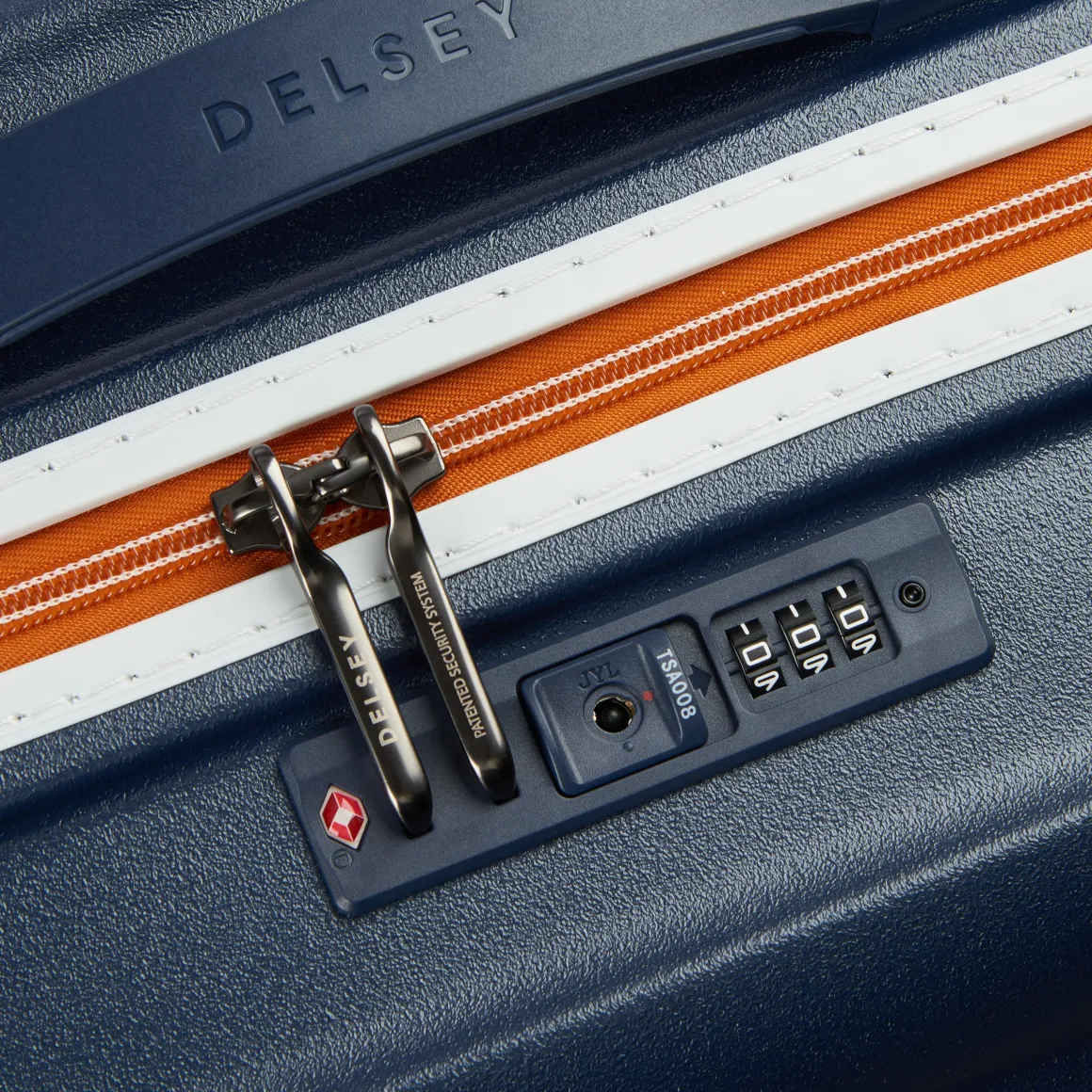 valise_cabine_cm_delsey_x_rolandgarros__marine_6.webp Roland-Garros Bagageries-Valise Cabine (55cm) Delsey x - Marine