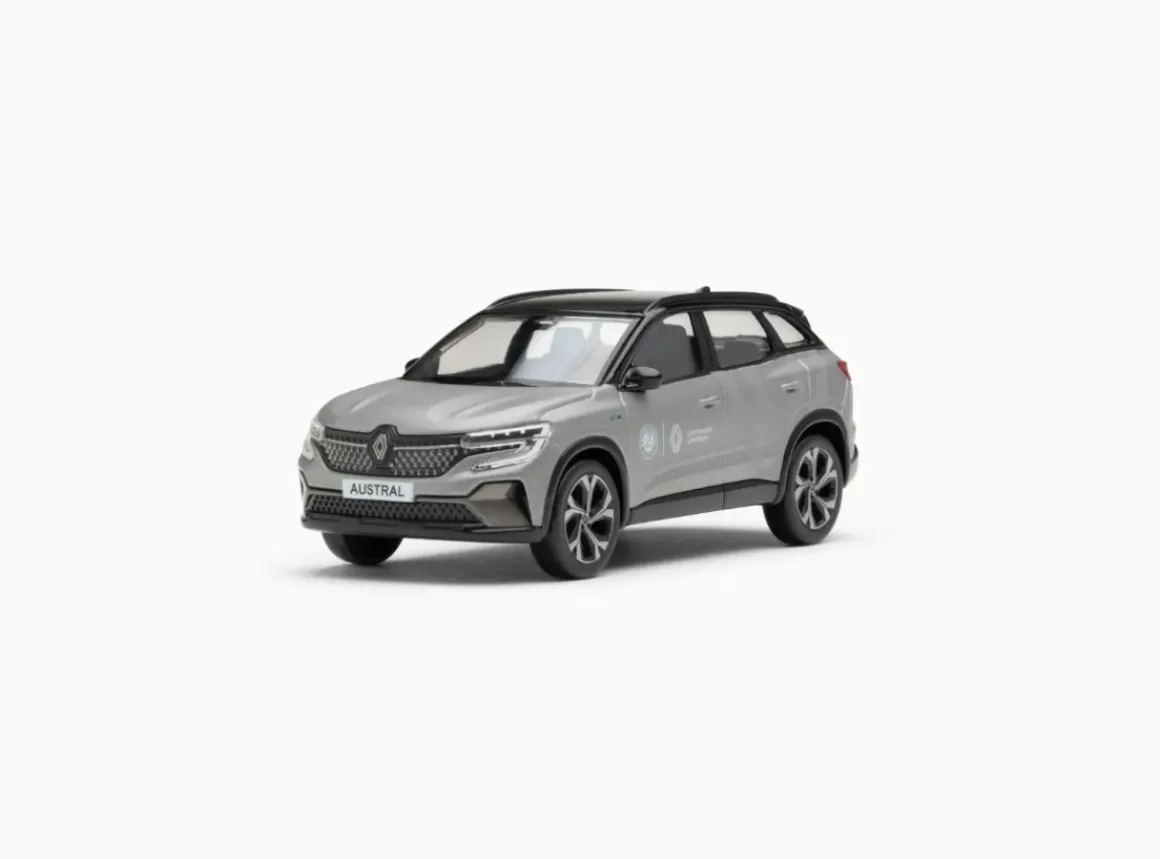 Roland-Garros Accessoires-Voiture Miniature Renault Austral e-tech esprit Alpine x 2023 1/43 - Gris