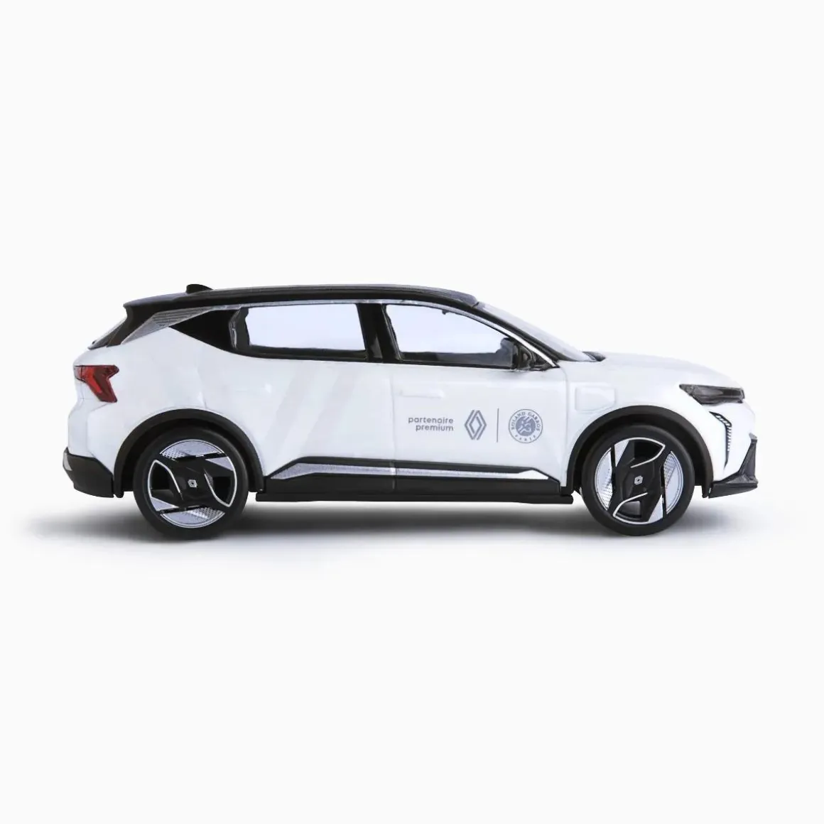 voiture_miniature_renault_scenic_etech_rolandgarros____blanc_2.webp Roland-Garros Accessoires-Voiture Miniature Renault Scenic e-tech 2024 1/43 - Blanc